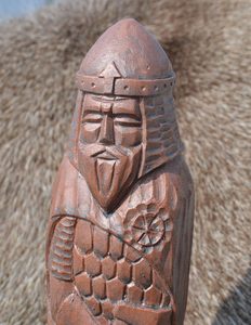 PERUN, SLAVIC GOD, ARTIFICIAL STONE - BROWN - SLAVIC STATUES, BOHEMIA, MORAVIA{% if kategorie.adresa_nazvy[0] != zbozi.kategorie.nazev %} - SCULPTURES, GARDEN DECOR{% endif %}