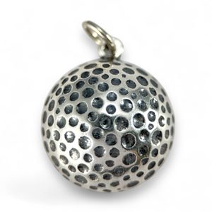 Golf Ball, Silver Pendant