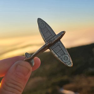 Supermarine SPITFIRE, pendentif avion, zinc