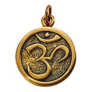 OM, pendentif bronze