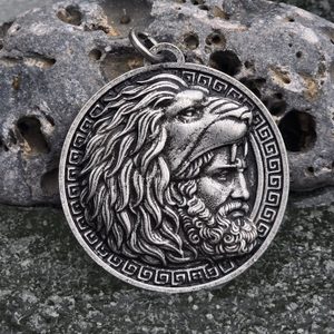 Héraclès, héros grec, pendentif, zinc