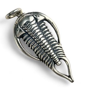 TRILOBITE, silver pendant, Ag 925
