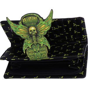 ABSINTHE - LA FEE VERTE EMBOSSED PURSE 18.5CM - MAROQUINERIE, PORTEFEUILLES{% if kategorie.adresa_nazvy[0] != zbozi.kategorie.nazev %} - T-SHIRTS, BOOTS - ROCK MUSIC{% endif %}