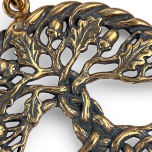 OAK sacred Tree of Life Pendant Bronze