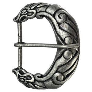 WOLF FENRIR Borre style - belt buckle zinc