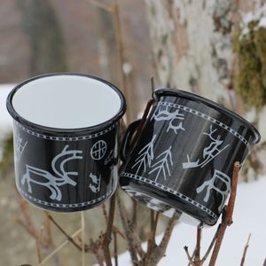 SÁMI Sápmi Lapland Enamel Mug