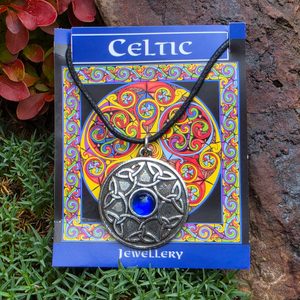 Pendant Celtic Knot, blue