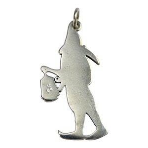 Medieval miner - Mining dwarf, pendant, silver 925/1000