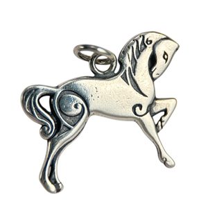 CELTIC HORSE, silver pendant