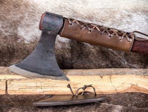 HRAFN, forged Viking Axe
