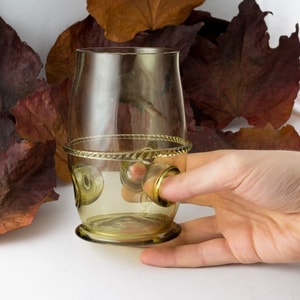 CUP, forest glass, Central Europe, 16th century
