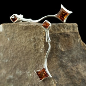 WARTA, BOUCLES D'OREILLES EN AMBRE, ARGENT - BOUCLES D'OREILLES - BIJOUX HISTORIQUE{% if kategorie.adresa_nazvy[0] != zbozi.kategorie.nazev %} - BIJOUX EN ARGENT{% endif %}