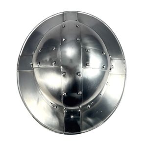Kettle hat, 1,6 mm steel with leather liner