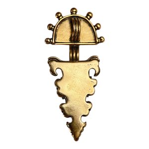 Têtes d'aigle, Faibule du haut Moyen Âge refaite comme un pendentif, bronze