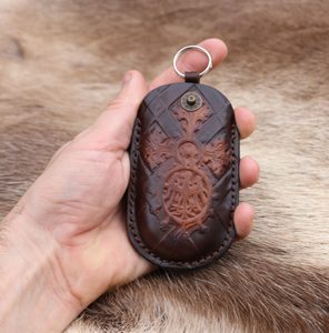 KEY POCKET WITH A RING - MEDIEVAL EAGLE, CASTLE KRIVOKLAT - WALLETS{% if kategorie.adresa_nazvy[0] != zbozi.kategorie.nazev %} - LEATHER PRODUCTS{% endif %}