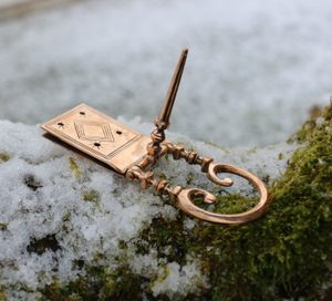 Roman military belt buckle, replica