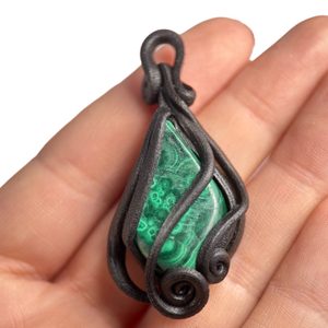 Pendentif en MALACHITE