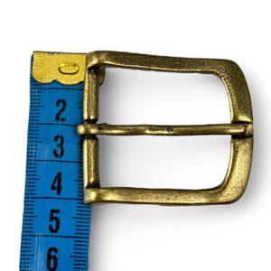 Modern belt buckle, old brass