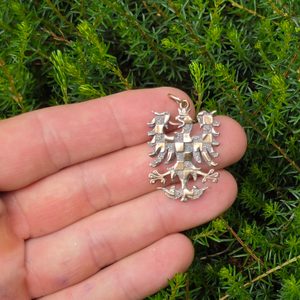 Pendentif l'aigle de Moravie, en bronze