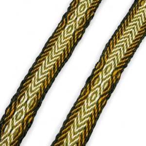 Blue Tablet Woven Belt, green,yellow XX, 1 m