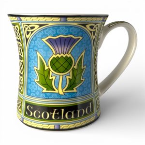 Mug en porcelaine, chardon écossais