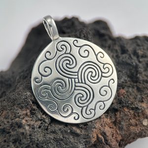 SONNEN DER JAHRESZEIT BRONZE II, Anhänger, Silber 925