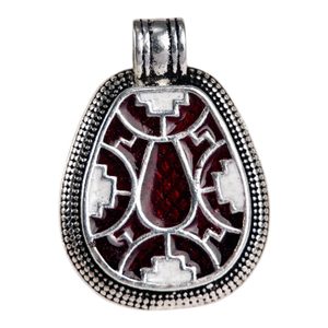 CLOISONNÉ - Merovey pendant, silver