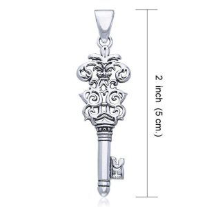 KEY OF KNOWLEDGE, SILVER PENDANT - ANHÄNGER - SCHMUCK, SILBER{% if kategorie.adresa_nazvy[0] != zbozi.kategorie.nazev %} - SILBER SCHMUCKSTÜCKE{% endif %}