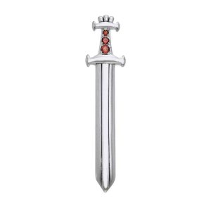 Viking épée, pendentif - grenades, argent