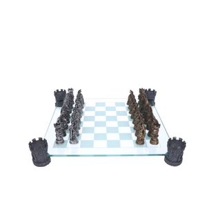 KINGDOM OF THE DRAGON CHESS SET 43CM - FIGURINES, LAMPES{% if kategorie.adresa_nazvy[0] != zbozi.kategorie.nazev %} - DÉCORATIONS D'INTÉRIEUR{% endif %}