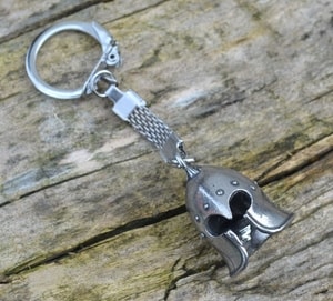 BARBUTA, medieval helmet, keychain