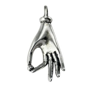 Hand Amulet, Ancient Rome, pendant, Ag 925