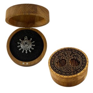 Baum des Lebens, Schmuck- und Armbandbox mit Magnet 10 cm