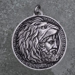 Héraclès, héros grec, pendentif, zinc