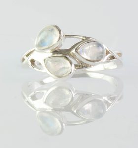 ELVEN, ring, moonstone silver 925/1000