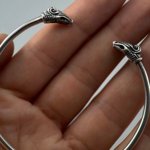DREKI, Nordischer Drache, Silberarmband 925/1000, 10g