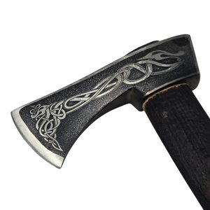 VIKING DRAGON etched woodland axe, Bushcraft
