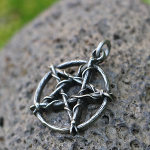 PENTAGRAM PENDANT IN ZINC, ANTIQUE SLVER - ALL PENDANTS, OUR PRODUCTION{% if kategorie.adresa_nazvy[0] != zbozi.kategorie.nazev %} - JEWELLERY - BRONZE, ZINC{% endif %}