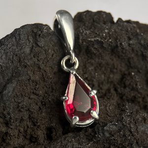 BATHORY, silver pendant, glass, Ag 925