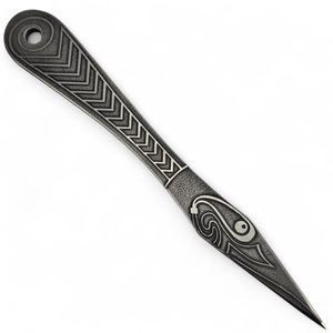 MUNINN etched throwing Knife - 1 piece