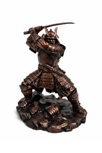 Samurai statuette 24cm