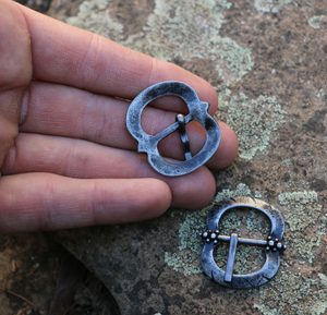 HISTORICAL BUCKLE XIII, colour silver