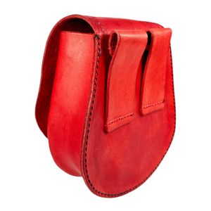 VENDEL, Viking Leather Bag, red