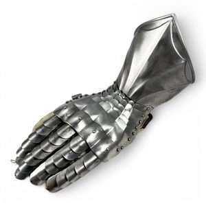 MEDIEVAL FINGER GAUNTELTS, for sword fight, polished, czech top quality