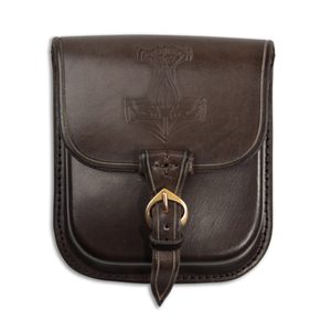 THOR'S HAMMER, LEATHER BELT BAG - BROWN - BAGS, SPORRANS{% if kategorie.adresa_nazvy[0] != zbozi.kategorie.nazev %} - LEATHER PRODUCTS{% endif %}