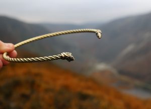 FLÓKI, Viking Brass Torques by Wulflund