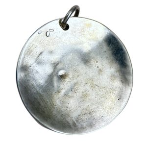 Bouclier Spartiate, pendentif en argent