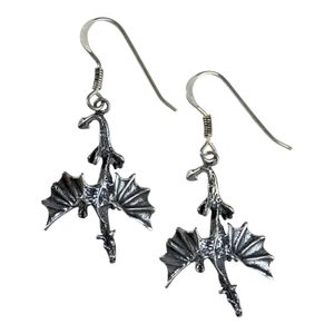 DRAGONS - silver earrings Ag 925
