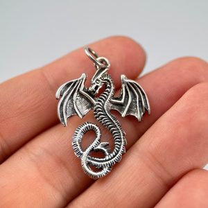 DRACHE - Silberanhänger Ag 925