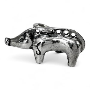 CELTIC BOAR, Tabor, Bohemia, pendant, sterling silver